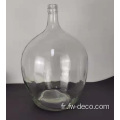 Effacer de grands vases de bouteille en verre ronds